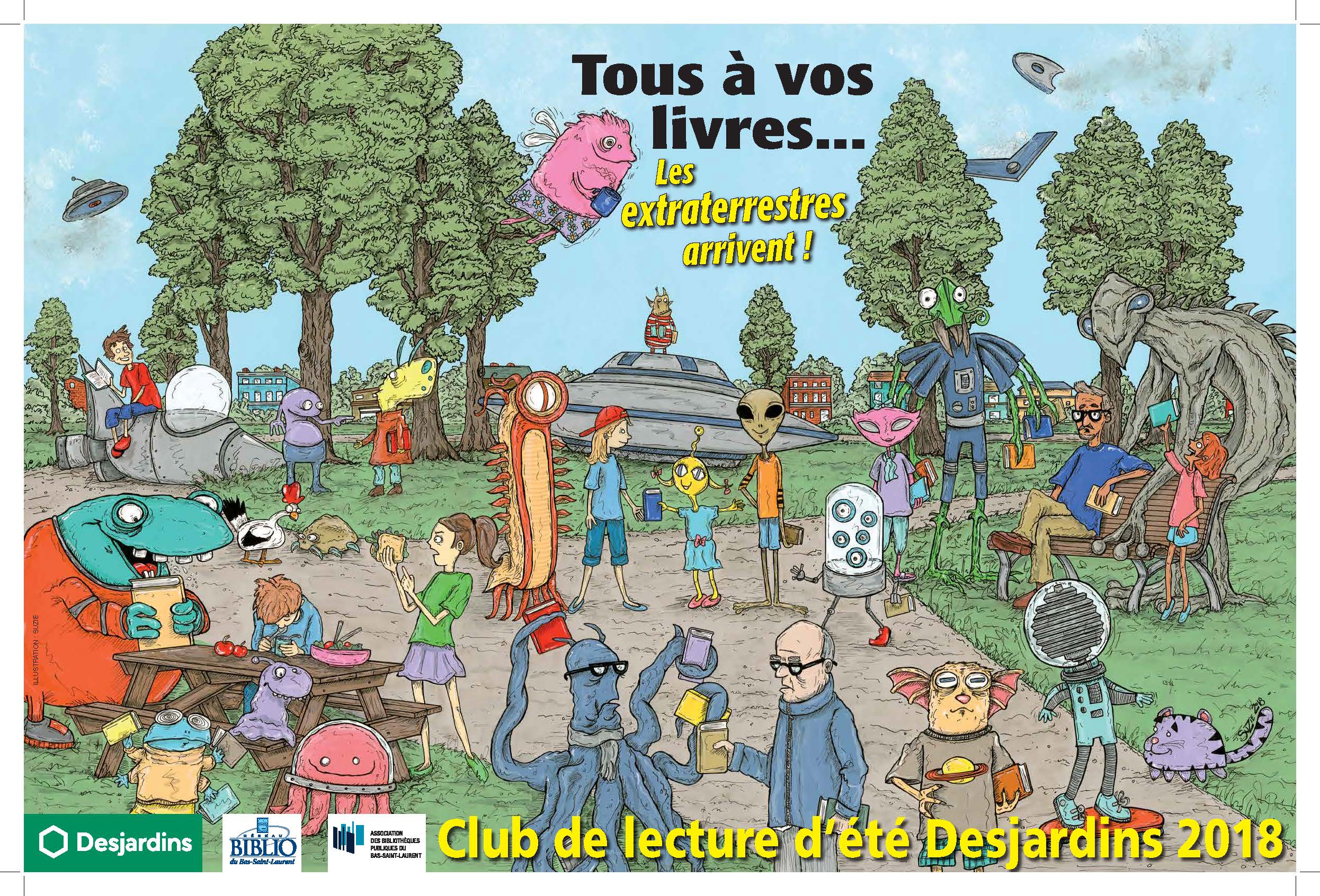 La biblio invite les 3 à 12 ans à lire en compagnie des… extraterrestres!