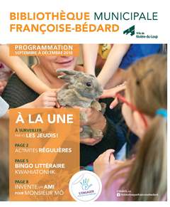 Activités d’animation à la Bibliothèque Françoise-Bédard : c’est reparti!