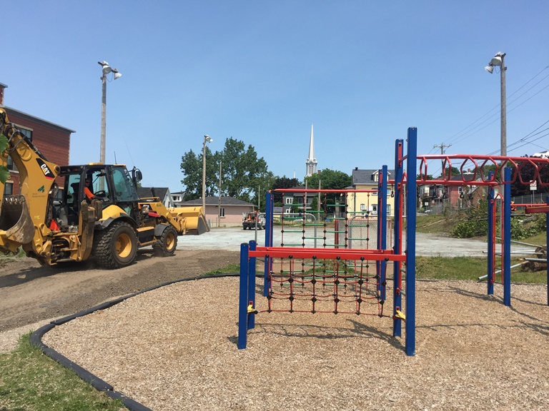 La patinoire Saint-François en chantier