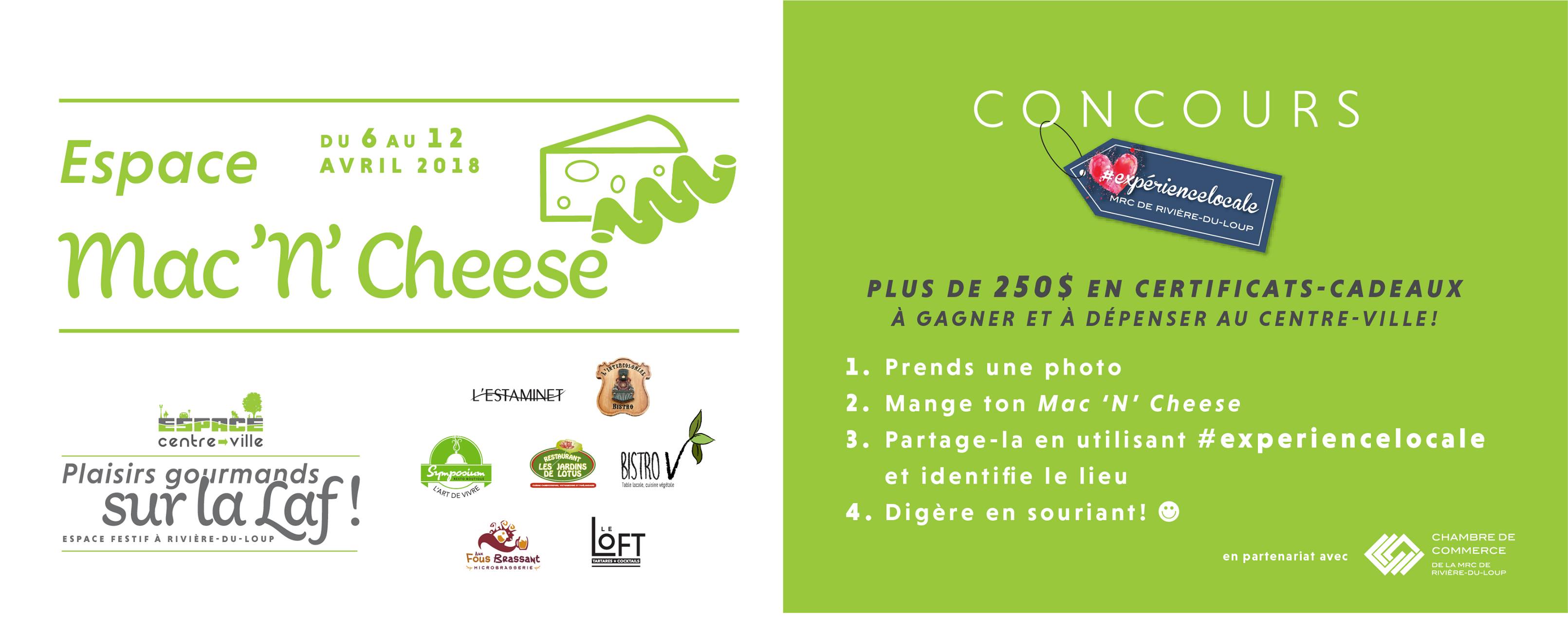 Espace Mac'N'Cheese - Les plaisirs gourmands sur la Laf! - image