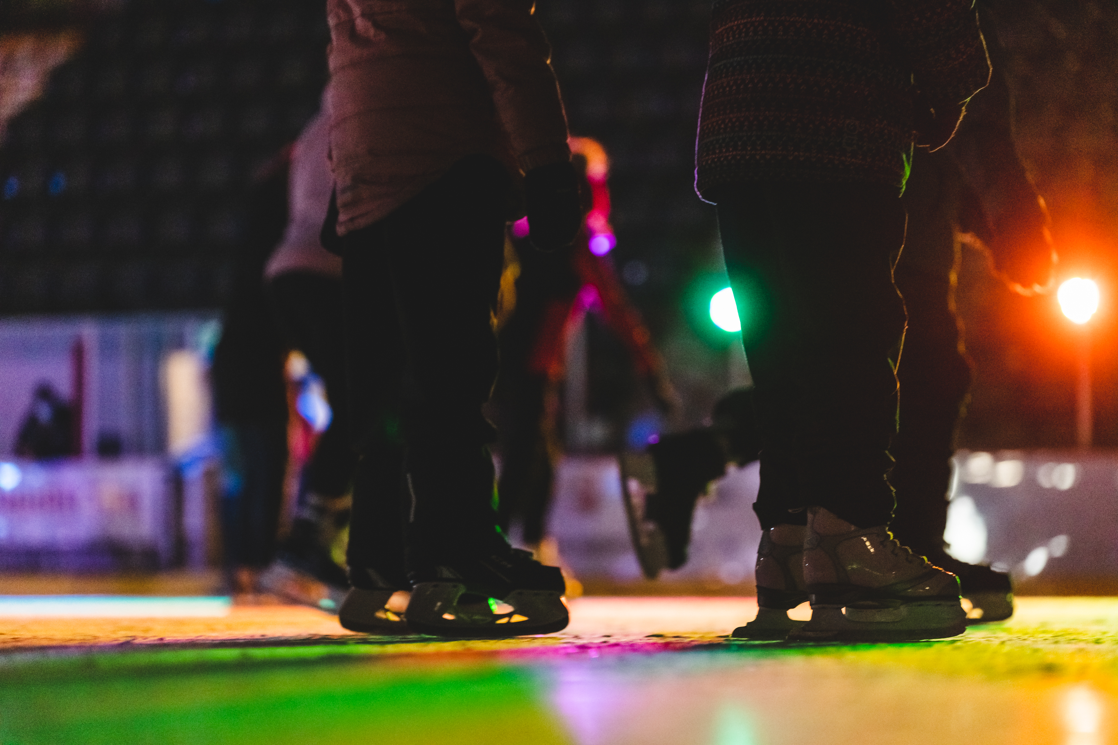 Disco-patin costumée - image