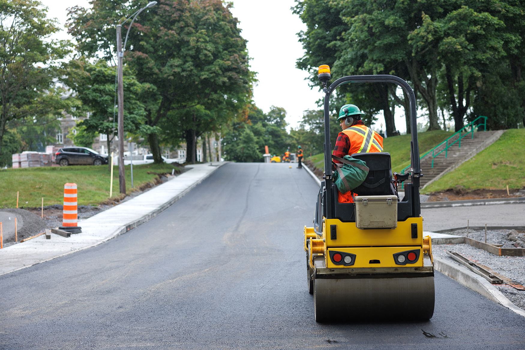 Une nouvelle chaussée pour la rue Fraser