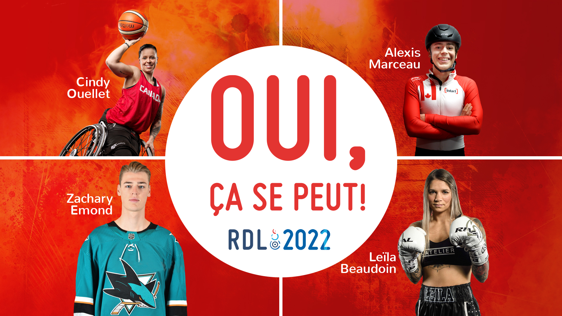 RDL 2022 / Oui, ça se peut ! Quatre ambassadeurs sportifs s’allient à la Finale