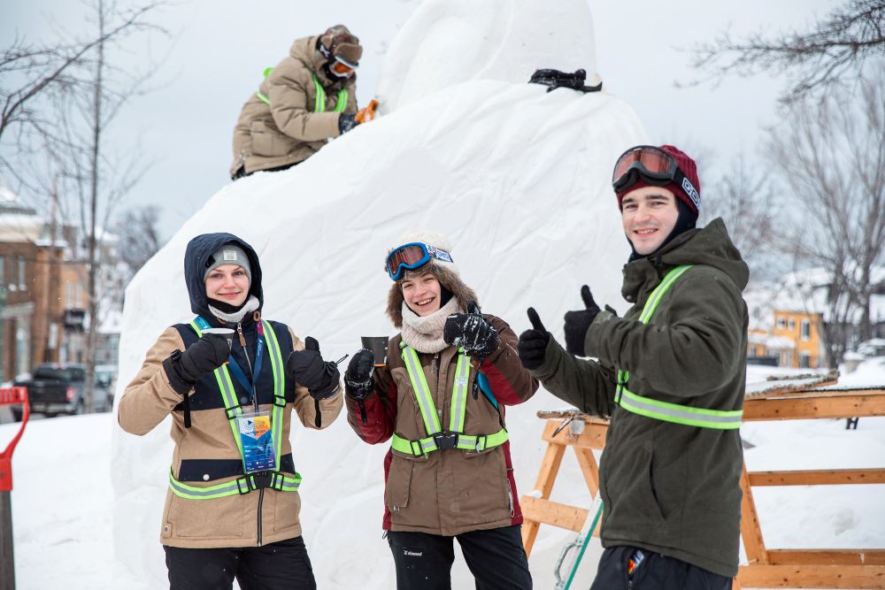 Modifications à la circulation pour le Concours intercollégial de sculpture sur neige